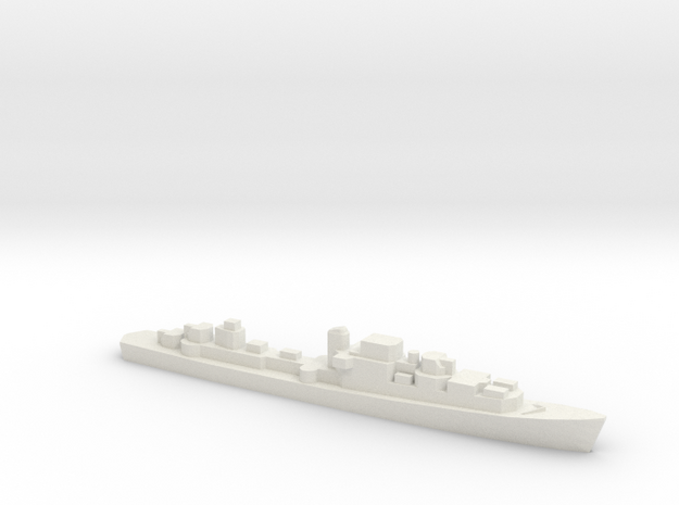  Le Corse-class Frigate, 1/3000 in White Natural Versatile Plastic