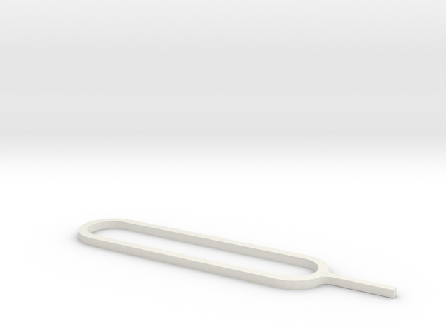 Iphone 6 sim card removal tool  in White Natural Versatile Plastic