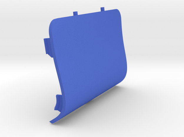 Front-Left Saab Jack Point Cover in Blue Processed Versatile Plastic