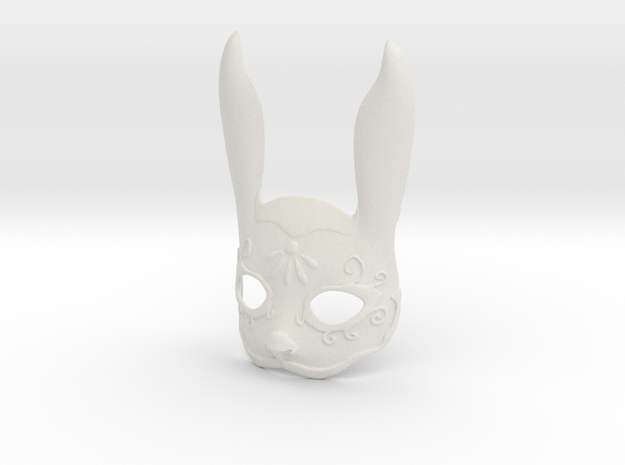 Splicer Mask Rabbit (Womens Size) in White Natural Versatile Plastic