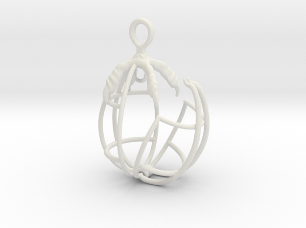 EggClaw Cage 4 in White Natural Versatile Plastic