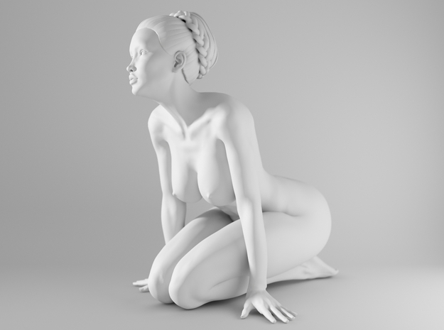 1/10 Sexy Girl Sitting 013 in White Natural Versatile Plastic