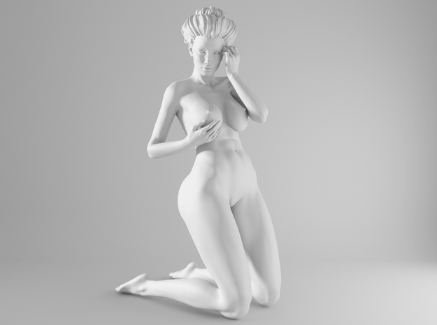1/10 Sexy Girl Sitting 017 in White Natural Versatile Plastic