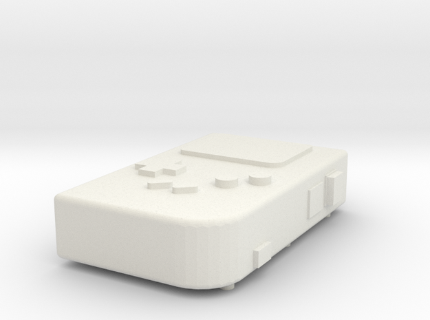 Gameboy in White Natural Versatile Plastic