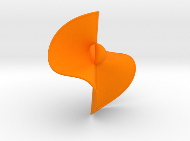 Cubic Surface KM 44 in Orange Processed Versatile Plastic