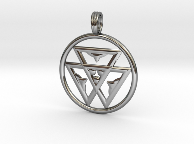 TRINITY LIFE-FORCE in Fine Detail Polished Silver