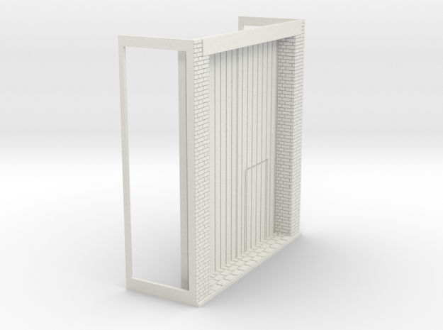 Z-87-lr-warehouse-base-plus-door-1 in White Natural Versatile Plastic