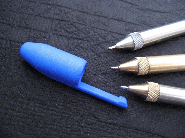 Cap: Exclusive Pen - Classic X in Blue Processed Versatile Plastic