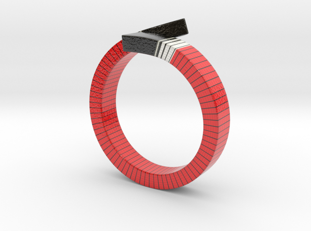 Attraction_Ring ...10% to unprivileged child in Glossy Full Color Sandstone