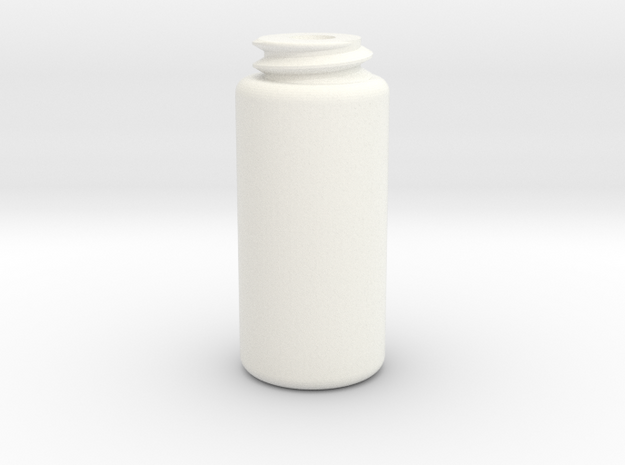 Standard Cylinder in White Processed Versatile Plastic