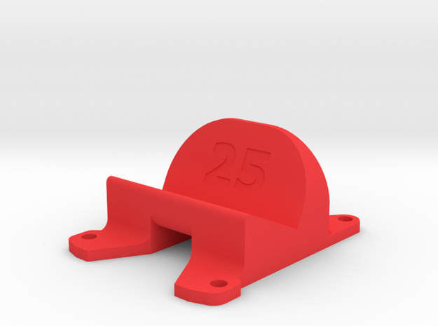 Emax Nighthawk 200 Pro 25° Action Cam Mount in Red Processed Versatile Plastic
