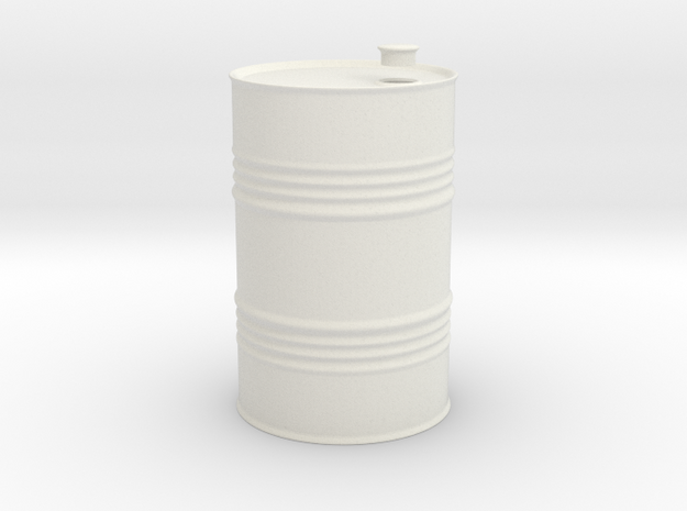 oil drum 1/35 in White Natural Versatile Plastic