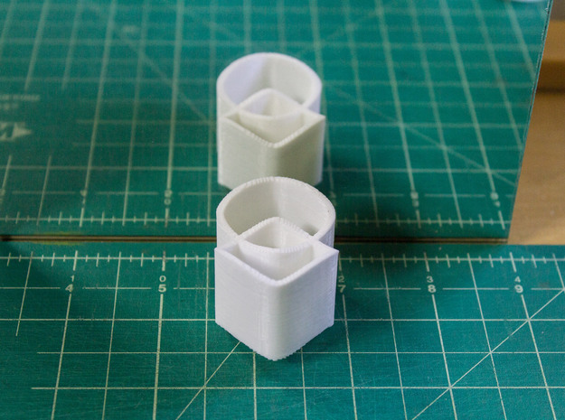 Ambiguous Cylinders : Overlap in White Natural Versatile Plastic