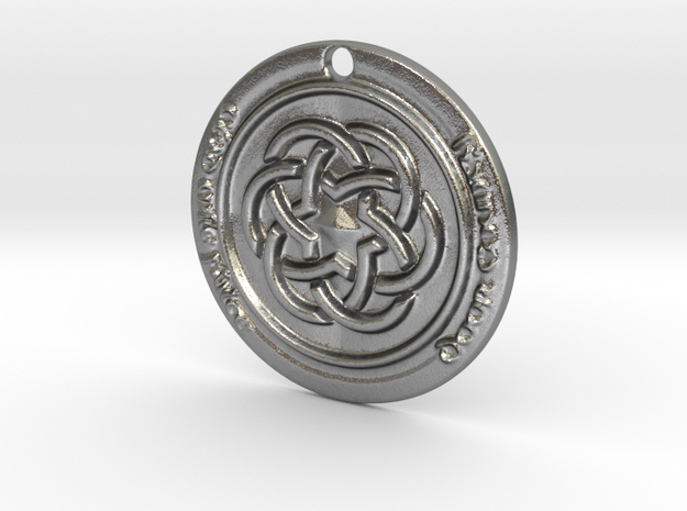 Door County Celtic pendant (pm) in Natural Silver