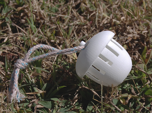 Acorn Bell (Medium) in White Natural Versatile Plastic