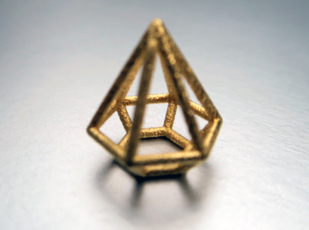 3D Diamond Pendant