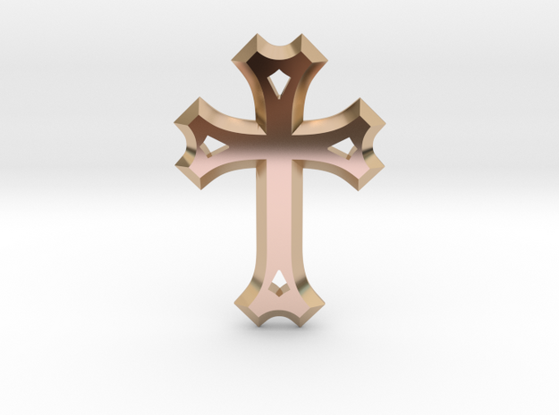 Syriac Cross in 14k Rose Gold