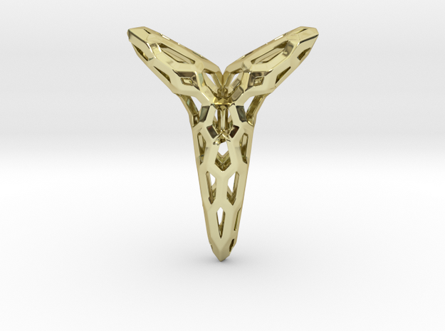 YOUNIVERSAL Honey, Pendant in 18k Gold Plated Brass