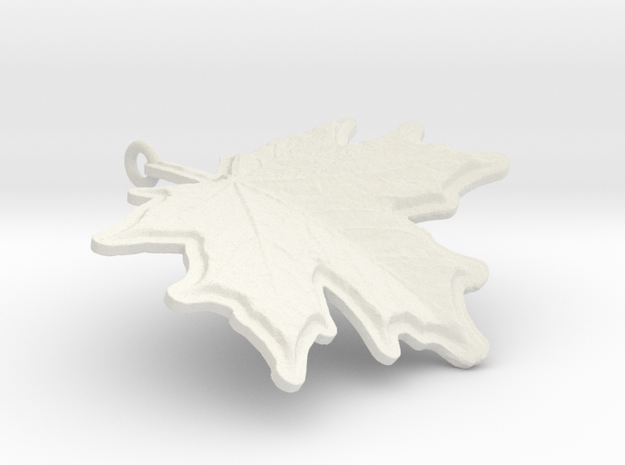 Yummy Maple Leaf Chocolate in White Natural Versatile Plastic