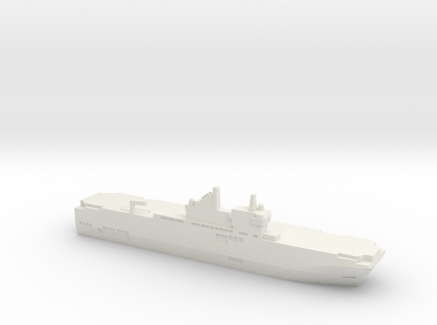 Mistral-class LHD, 1/3000 in White Natural Versatile Plastic