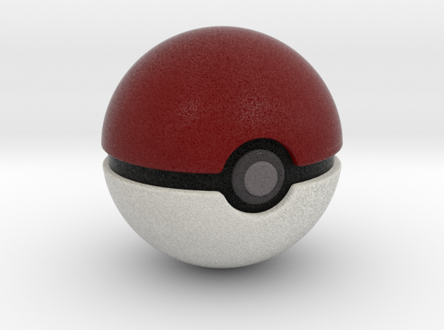 Pokemon - Pokeball in Full Color Sandstone