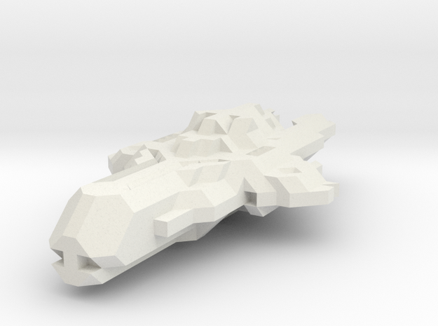 CGS Fighter (Starmade model) in White Natural Versatile Plastic