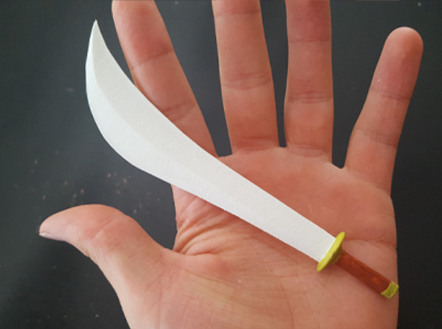 Sword - Tetsusaiga Like in White Processed Versatile Plastic