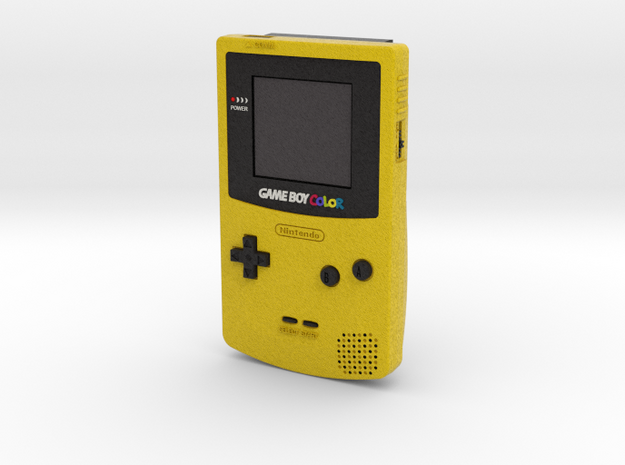 1:6 Nintendo Game Boy Color (Dandelion) in Full Color Sandstone