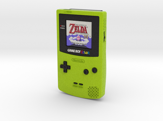1:6 Nintendo Game Boy Color (Kiwi Zelda) in Full Color Sandstone