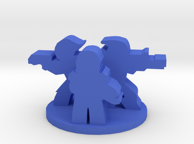 Game Piece, Mass Galaxy Squad in Blue Processed Versatile Plastic