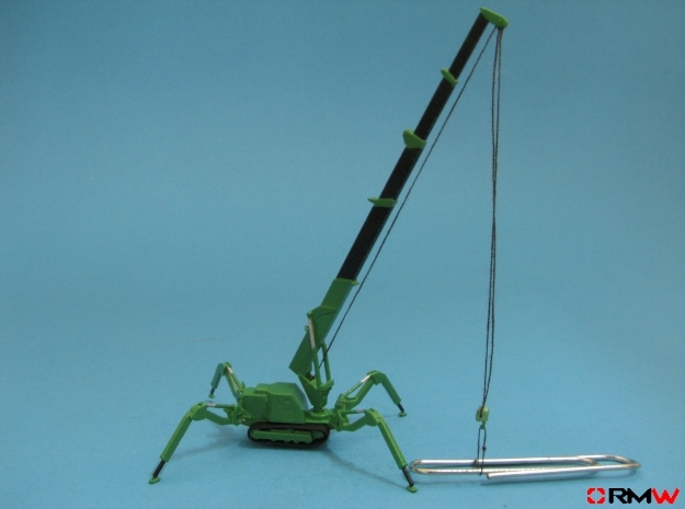 HO/1:87 Mini Crawler Crane Set B kit in Tan Fine Detail Plastic
