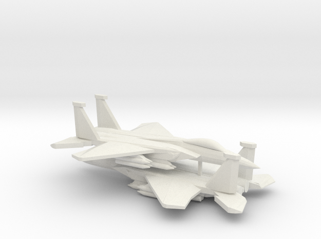 1/350 F-15C 2040C Advanced Eagle (x2) in White Natural Versatile Plastic