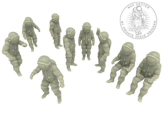 Generic Astronauts Set / 1:72