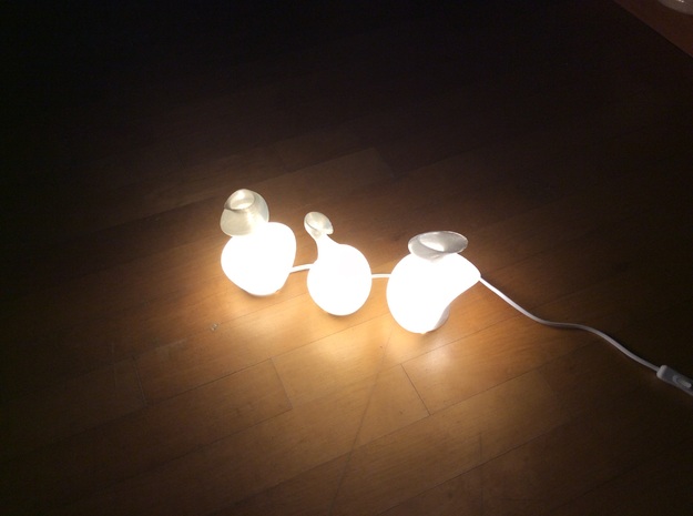 1-lights in White Natural Versatile Plastic