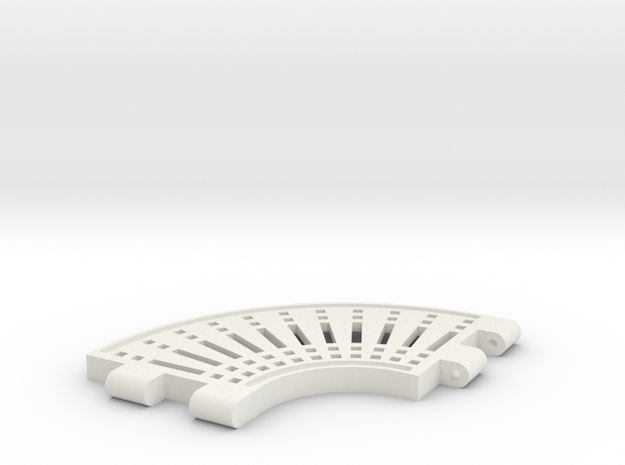 Transformers TR Curved Ramp in White Natural Versatile Plastic
