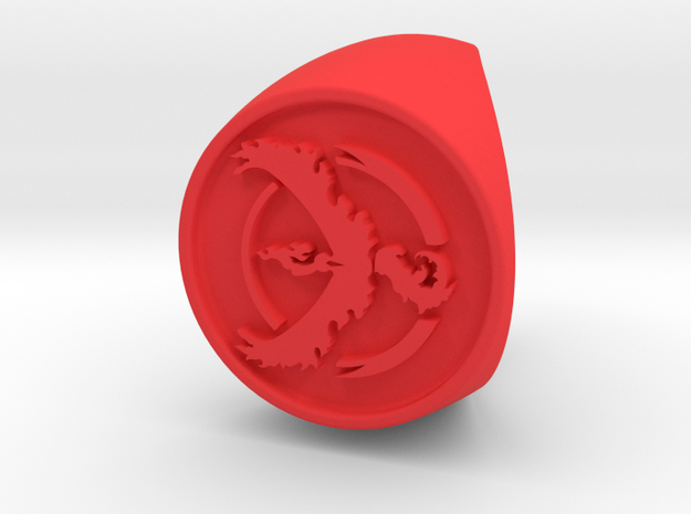 Team Valor Signet US 8 in Red Processed Versatile Plastic