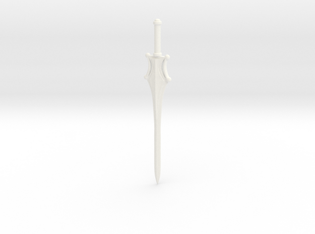 1/6 Cartoon Sword of Power in White Processed Versatile Plastic