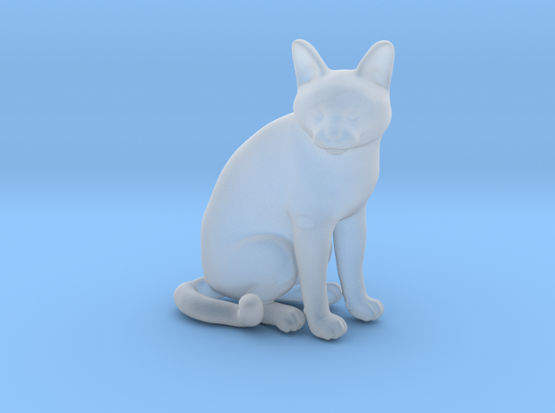1/22 Chartreux Sitting in Smooth Fine Detail Plastic