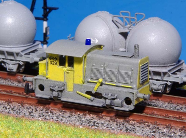 N SIK NS 200-300 locomotor (nieuwere versie) in Tan Fine Detail Plastic