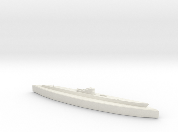 U-549 (type IXC/40) 1/1800 in White Natural Versatile Plastic