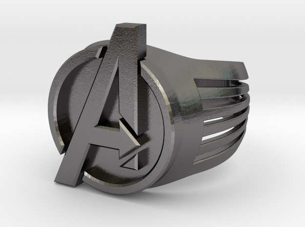 Avengers Ring 26mm in Polished Nickel Steel