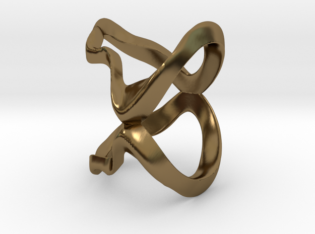MG Ring in Polished Bronze
