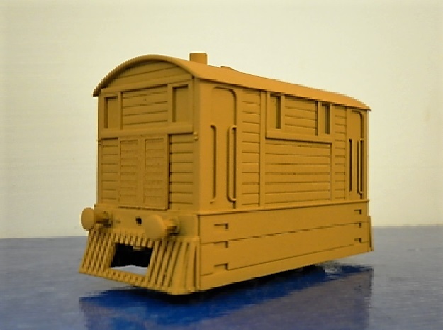 OO Tram Engine Doors (Bachmann Toby) in Tan Fine Detail Plastic