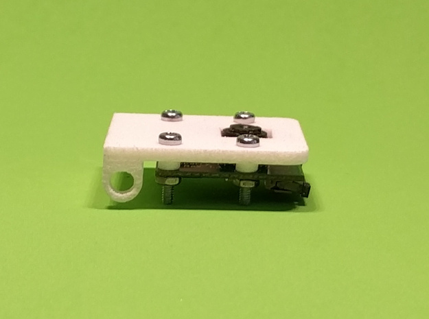 Raspberry Pi Camera Mounting Bracket in White Natural Versatile Plastic