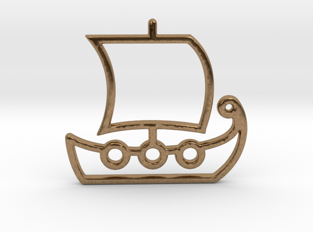 Ship No.1 in Natural Brass