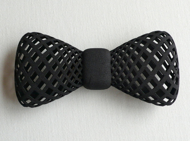 Bow Tie in Black Natural Versatile Plastic