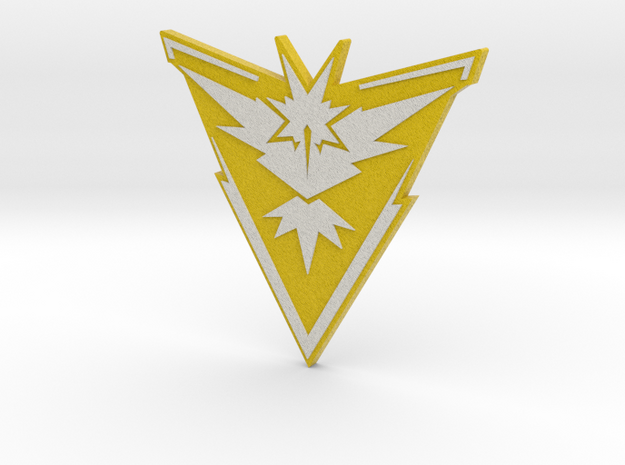 Pokemon Go - Team Instinct Badge 1 in Full Color Sandstone