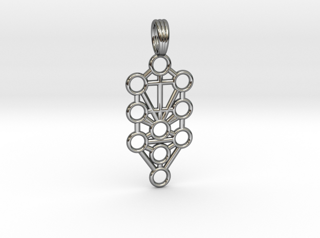 TREE OF LIFE in Fine Detail Polished Silver