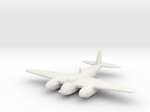 de Havilland Mosquito F Mk.II in White Natural Versatile Plastic: 1:200