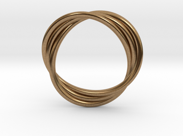 mobius three wire in Natural Brass